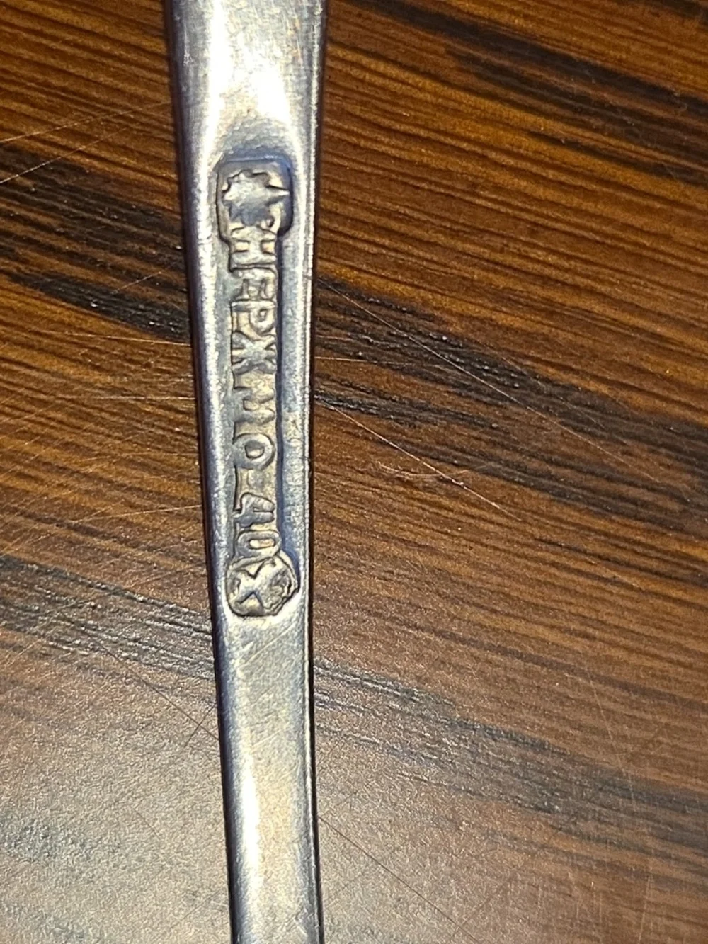 Vtg Stainless Steel НЕРЖ Teaspoons 3 USSR Era Flatware Scallop Patterned Rare